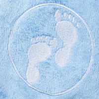 Two Bare Feet Kids Towelling Changing Robe - Light Blue Extra Image 3 Preview